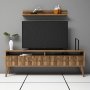 HANAH HOME TV polica Line Walnut - slika 2