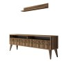 HANAH HOME TV polica Line Walnut - slika 4