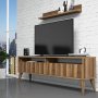 HANAH HOME TV polica Best Walnut - slika 1