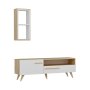 HANAH HOME TV polica Zera Sapphire Oak - slika 5