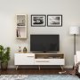 HANAH HOME TV polica Zera Sapphire Oak - slika 1