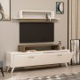 HANAH HOME TV polica Harmony White Walnut - slika 2