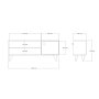 HANAH HOME TV polica Jena Anthracite - slika 4