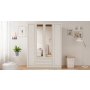 HANAH HOME Mat beli ormar Rb 079 01 - slika 2