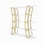 HANAH HOME Polica za knjige Adar White Gold - slika 4