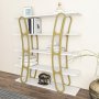 HANAH HOME Polica za knjige Adar White Gold - slika 1