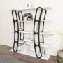 HANAH HOME Polica za knjige Adar White Black - slika 1