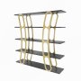 HANAH HOME Polica za knjige Adar Black Gold - slika 4