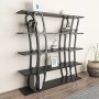 HANAH HOME Polica za knjige Adar Black - slika 2