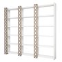 HANAH HOME Polica za knjige City 3 White - slika 3