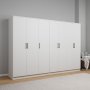 HANAH HOME Ormar bele boje Kardelen 1600 106 - slika 2