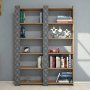 HANAH HOME Polica za knjige City 2 Walnut Chalcedony - slika 2
