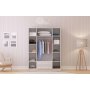HANAH HOME Mat bela boja ormar Rb 186 03 - slika 3