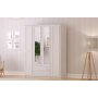 HANAH HOME Mat bela boja ormar Rb 186 03 - slika 1
