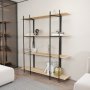 HANAH HOME Polica za knjige Moss Black Oak - slika 2