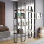 HANAH HOME Polica za knjige Sierra - Black - slika 1