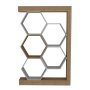 HANAH HOME Polica za knjige Artemis Walnut White - slika 5