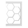 HANAH HOME Polica za knjige Artemis White - slika 3
