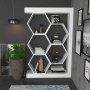 HANAH HOME Polica za knjige Artemis White - slika 1