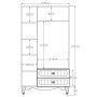 HANAH HOME Ormar mat bela boja Rb 047 - slika 4