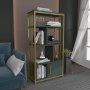 HANAH HOME Polica za knjige Valero Green Gold - slika 2