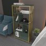 HANAH HOME Polica za knjige Valero Green Gold - slika 3
