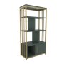 HANAH HOME Polica za knjige Valero Green Gold - slika 5