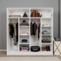 HANAH HOME Ormar bele boje Lucas 1600 87 - slika 3