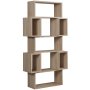 HANAH HOME Polica za knjige Box Light Oak - slika 4
