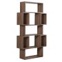 HANAH HOME Polica za knjige Box Dark Oak - slika 4
