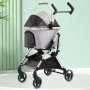 Bolzz Kolica za ljubimce Premium Gray - slika 1