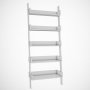 HANAH HOME Polica za knjige Only White - slika 5