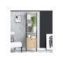 HANAH HOME Polica za knjige Mona Sapphire Oak Black - slika 2
