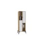 HANAH HOME Polica za knjige Sorrento Sapphire Oak White - slika 3
