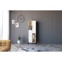 HANAH HOME Polica za knjige Sorrento Sapphire Oak White - slika 1