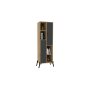 HANAH HOME Polica za knjige Sorrento Sapphire Oak Antracite - slika 3