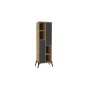 HANAH HOME Polica za knjige Sorrento Sapphire Oak Antracite - slika 4
