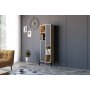 HANAH HOME Polica za knjige Sorrento Sapphire Oak Antracite - slika 1