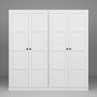 HANAH HOME Ormar bele boje Lucas 1600 86 - slika 4
