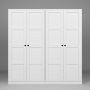HANAH HOME Ormar bele boje Lucas 1600 91 - slika 5