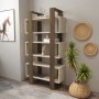 HANAH HOME Polica za knjige Reina Walnut Travertine - slika 2