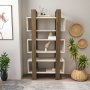 HANAH HOME Polica za knjige Reina Walnut Travertine - slika 1