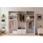 HANAH HOME Ormar mat bela boja Rb 069 - slika 3