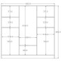 HANAH HOME Ormar mat bela boja Rb 069 - slika 5