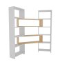 HANAH HOME Polica za knjige Poyraz White Oak - slika 4