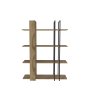 HANAH HOME Polica za knjige Onno Oak Black - slika 4