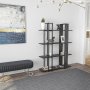 HANAH HOME Polica za knjige Onno Black White - slika 2