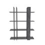 HANAH HOME Polica za knjige Onno Black White - slika 4