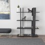HANAH HOME Polica za knjige Onno Black White - slika 1