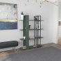 HANAH HOME Polica za knjige Onno Green Black - slika 3